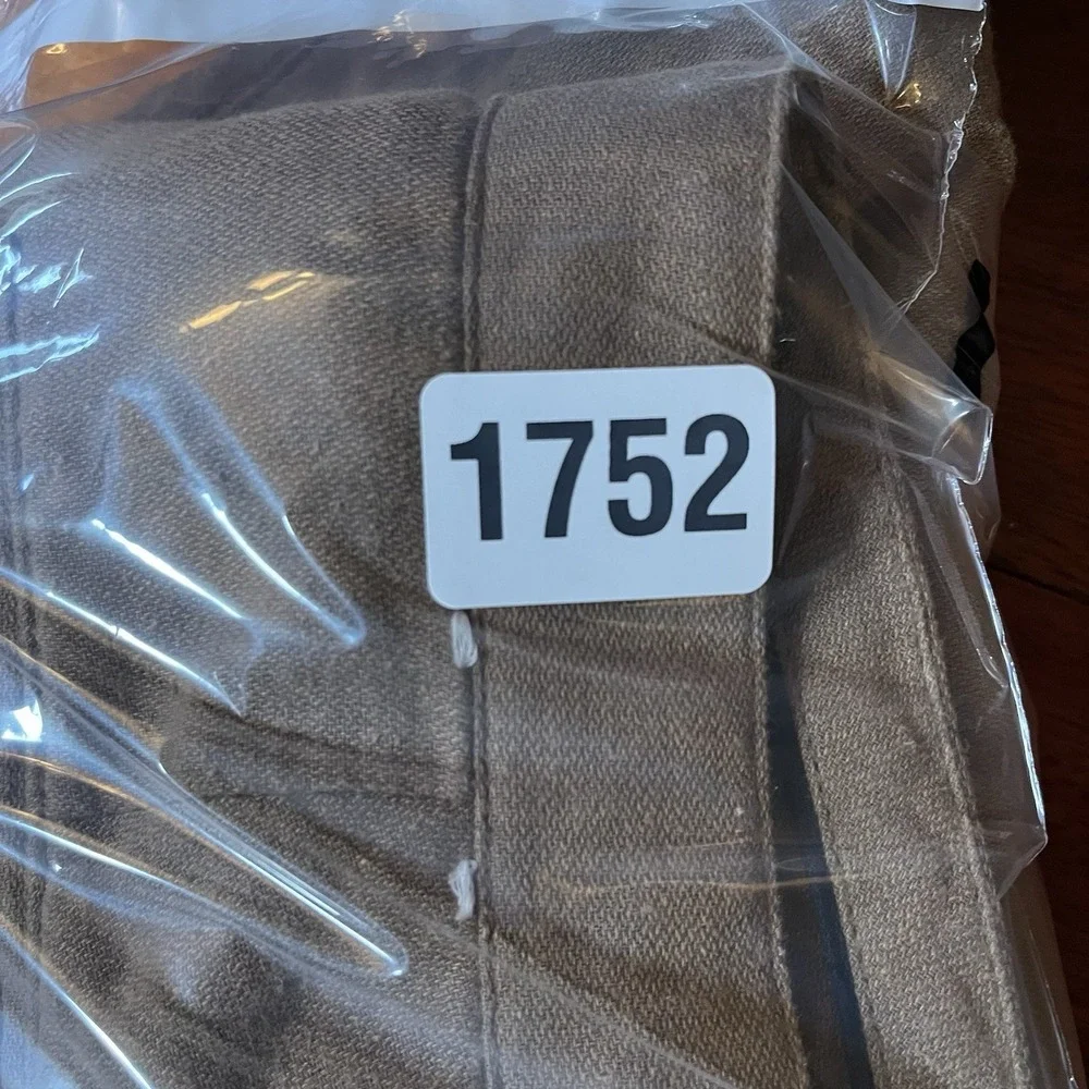 Banana Republic Pants Mens 32x32 (33x30) Tan Beige Slim Fit LINEN Blend Preppy